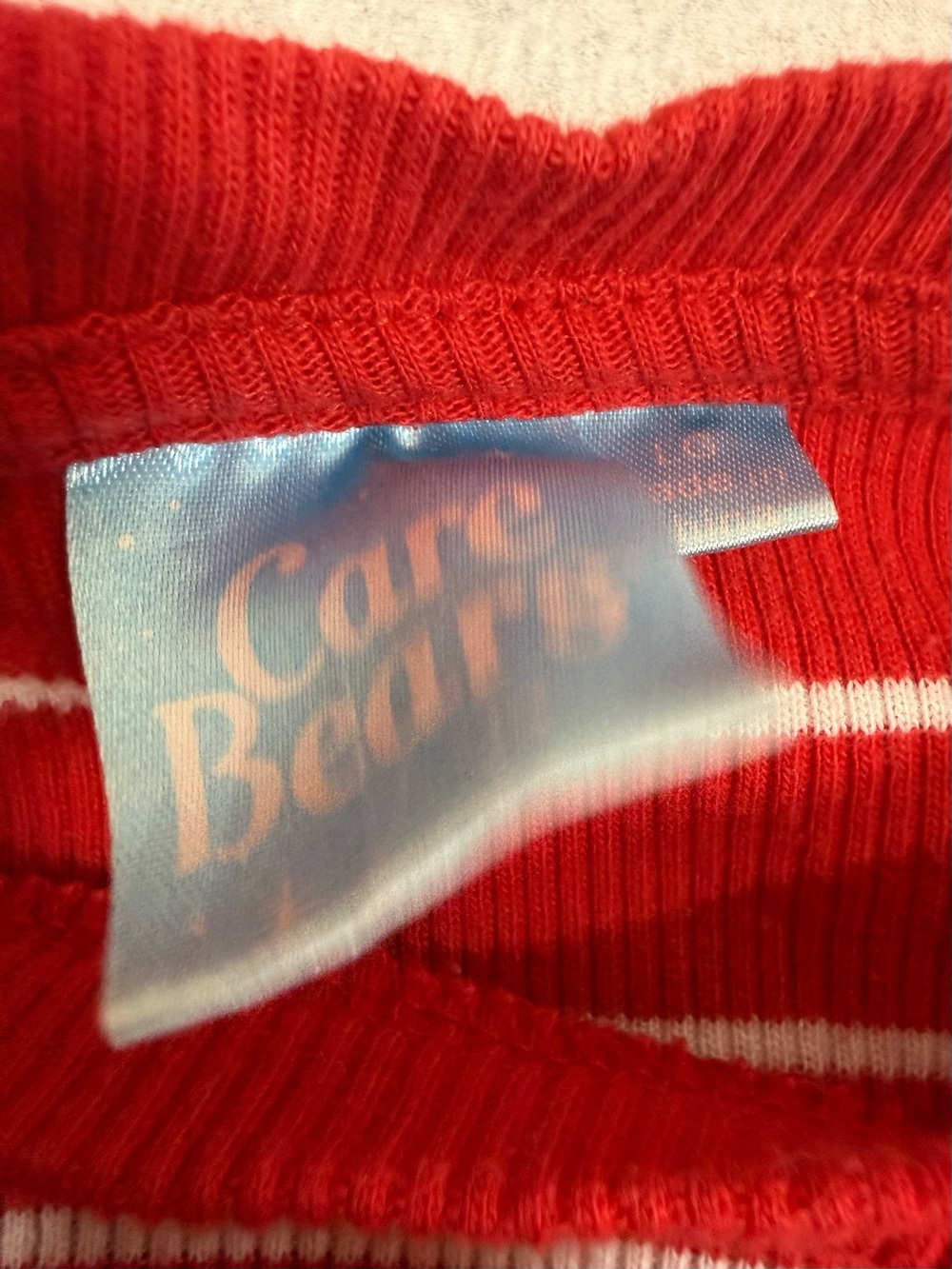 Mad Engine Care Bears Ribbed Top - Red - Large‎ - Picture 4 of 8